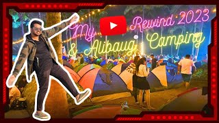 New Year Celebration at Alibaug Beach Camping🏕️  My YouTube Rewind 2023 Journey🔥 [upl. by Cutcheon346]