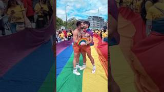 LGBTQ pride movement  gaypride shorts gayman pride pridemonth gaykiss [upl. by Notgnilra]