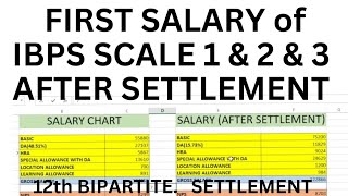 NEW SALARY OF IBPS RRB SCALE 1 amp 2 amp 3 2024 AFTER 12TH BPS SETTLEMENT BASIC DA HRA GROSS [upl. by Harl]