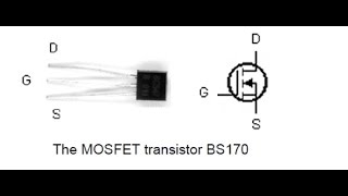 How to make a simple LED light sensor MOSFET transistor BS170 LEDs as photovoltaic cells [upl. by Winchell]