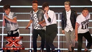 Kingsland Road sing Im Your Man by Wham  Live Week 1  The X Factor 2013 [upl. by Alexine]