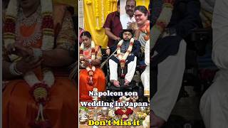 Napoleon Son Dhanoosh Wedding in Japan 💑 wedding nepoleon dhanush japan handicappedlifestyle [upl. by Nalat]