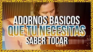 Adornos que TU DEBES SABER TOCAR  Adornos Basicos  Como tocar Adornos [upl. by Sielen66]