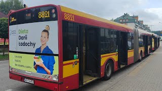 Linia 245 przez Gajową i Kosynierów  Solaris Urbino 18 III 8821  MZA Warszawa [upl. by Lilyan222]