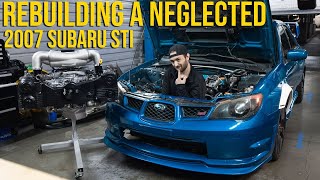 2007 Subaru WRX STI Rebuild Building the Engine [upl. by Romanas789]