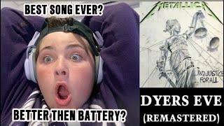 NEW METALLICA FAN REACTS TO DYERS EVE FOR THE FIRST TIME [upl. by Elaen]