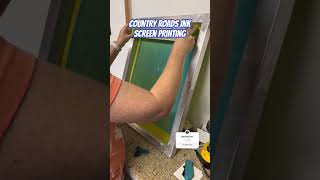 Coating screens smallbusiness textileprinting manualscreenprinting customprint emulsion fun [upl. by Lillywhite]