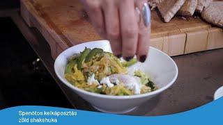 Spenótos kelkáposztás zöld shakshuka – Vénák Hete receptek [upl. by Rosalynd943]