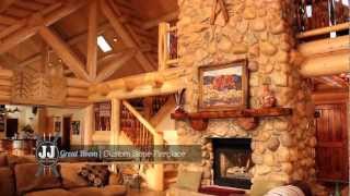 Snowbasin Luxury Log Home [upl. by Yborian586]