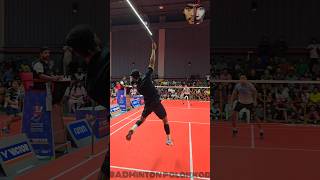 Footwork of the champ from Kerala💥🤯🤯badminton badmintonsingles shorts [upl. by Yreffej]