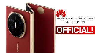 Huawei First Triple Folding Phone  ITS OFFICIAL [upl. by Jaime]