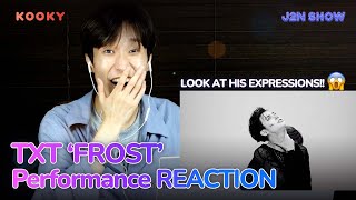 TXT Frost Performance Video  Korean Dancer J2N Reaction Show✨ [upl. by Nnawtna]