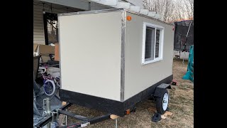 Custom Squaredrop camper build  Harbor Freight trailer frame [upl. by Hisbe220]