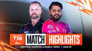 2024 Abu Dhabi T10 I Match 20 Highlights Northern Warriors vs Bangla Tigers  Season 8 [upl. by Lammaj314]