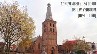 17112024  Ochtenddienst 0900  Oude Kerk  ds JW Verboom Apeldoorn [upl. by Eelnodnarb]