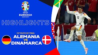 HIGHLIGHTS  Alemania vs Dinamarca  UEFA EURO 2024  Octavos de Final  TUDN [upl. by Aelyak]