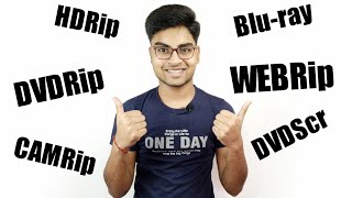 What is PreDVDRip DVDrip HDRip WEBRip WEBDL BluRay etc  Explained in Hindi [upl. by Fatima]