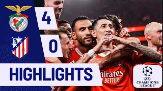 Benfica vs Atletico Madrid 40 Highlights  UEFA Champions League 20242025 [upl. by Ailhat222]