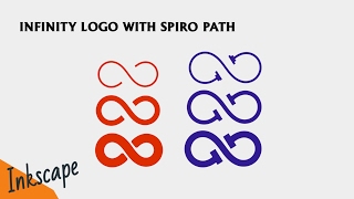 Inkscape  Inifinite logo design with spiro path [upl. by Alger]