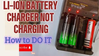 NOT CHARGING  4 BATTERY LIION BATTERY CHARGER [upl. by Nonie]