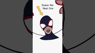 Miles Morales Spider Man Which One isReal 🤔🤔 spiderman marvel [upl. by Hillyer]