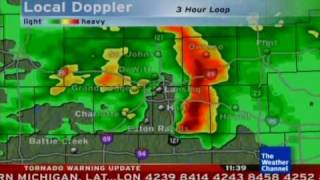 Tornado Warning April 6 2010 [upl. by Greff]