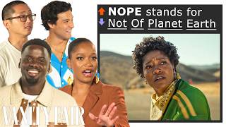 NOPE Fan Theories with Keke Palmer Daniel Kaluuya Steven Yeun and Brandon Perea  Vanity Fair [upl. by Joana]