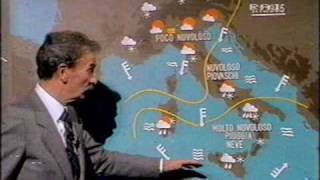 Colonnello Andrea Baroni previsioni meteo gennaio 1985 in edizione completa 3 minuti e mezzo [upl. by Suolevram]