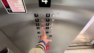 Delaware Traction Elevators At New Carrollton Parking Garage in New Carrollton MD [upl. by Onitrof]