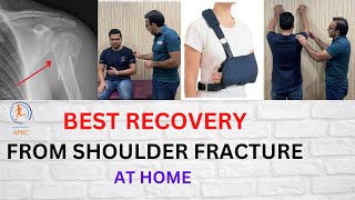 Best Exercises and Guidelines to Recover From Shoulder Fractures at Home Urdu Hindi [upl. by Bellaude218]