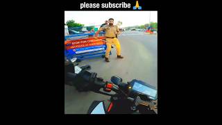 Police Vs bike rider এই দুইটার ভিতরে আপনি কোনটা 😍 trending rider viralvideo motovlog shorts [upl. by Dunlavy]