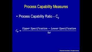 3b Process Capability Ratio Cp and Index Cpk [upl. by Aihsel]