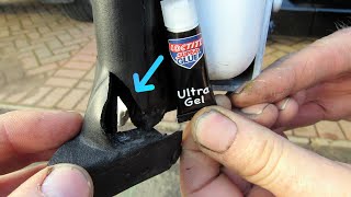 How to fix ripped cut or torn car van door weather seal strips with Loctite Super Glue Ultra Gel [upl. by Rickard]