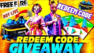 Free fire live giveaway [upl. by Nahtanhoj]