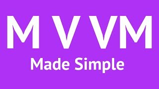 What is MVVM ModelViewViewModel Pattern [upl. by Lirba]