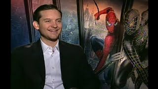 Tobey Maguire interview  Spiderman 3  2007 [upl. by Yrrab898]