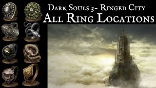 DS3 The Ringed City All DLC Ring Locations [upl. by Sucerdor]