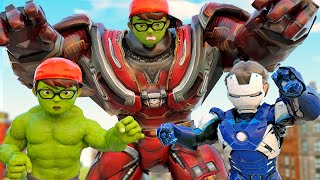 Superman Nick Defeats The Fake Hero Zombie Hulk  Scary Teacher 3D Battle of the Giants [upl. by Branden739]