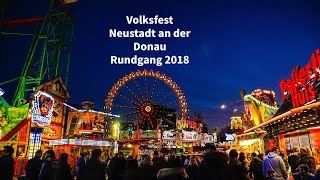 Volksfest Neustadt an der Donau Rundgang 2018 [upl. by Iams]