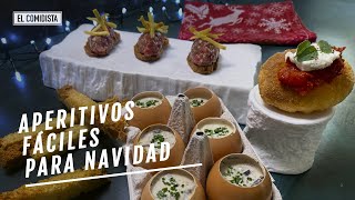 Aperitivos fáciles para Nochebuena y Navidad que parecen alta cocina  EL COMIDISTA [upl. by Chafee]