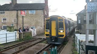 Northern 158 753 at Knaresborough Railway Station [upl. by Wolfe]