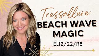 BEACH WAVE MAGIC Wig Review  EL1222R8  Tressallure [upl. by Otanod]