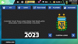 How To Import Argentina Logo And Kits In Dream League Soccer 2023 [upl. by Quent52]