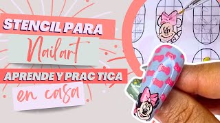 ✅GUÍAS PARA MANO ALZADA😍🖌️La forma más fácil de practicar nailart💅🏻 [upl. by Atik]