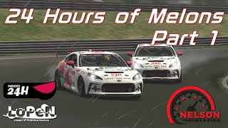 My First 24Hr Endurance  24Hr of Melons Pt 1  iRacing Toyota GR86  Okayama [upl. by Cohla138]