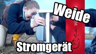 Tutorial Wie benutzt man ein Weidezaungerät  Strom DIY Wiesenaufbau  Reitertutorials [upl. by Carmelo455]