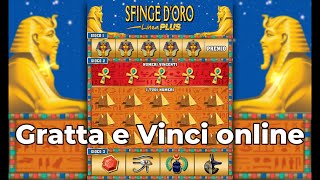 Sfinge dOro Linea PLUS  Gratta e Vinci online [upl. by Mapel856]