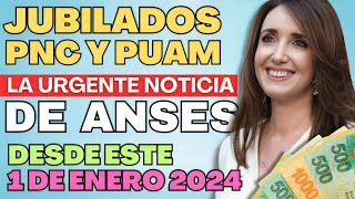 🛑 AHORA❗️Jubilados ANSES PNC y Pensionados 💰 Fecha de COBRO desde el 2 enero 2024  Recetas de PAMI [upl. by Ammamaria864]