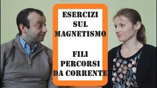 Esercizi sul magnetismo fili percorsi da corrente [upl. by Notlrahc]