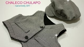 Tutorial como coser un Chaleco de chulapo Patrones gratis [upl. by Airamzul556]